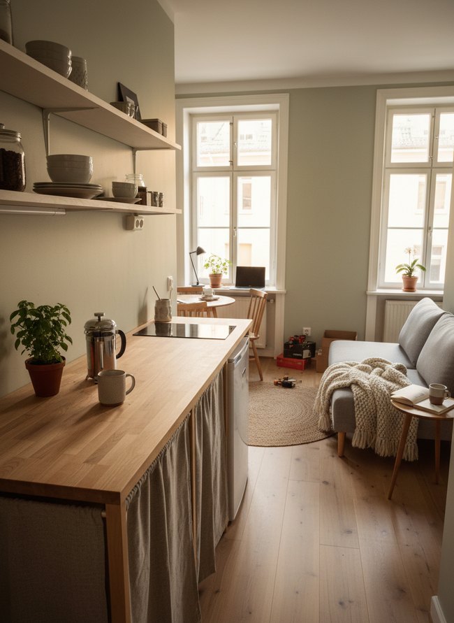 Compact Apartment Galley