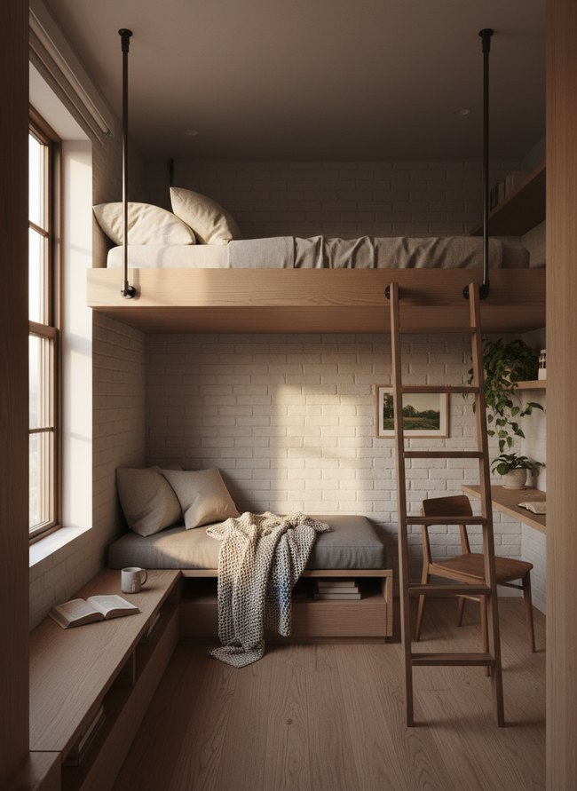 Minimalist Elevated Sleeping Pod