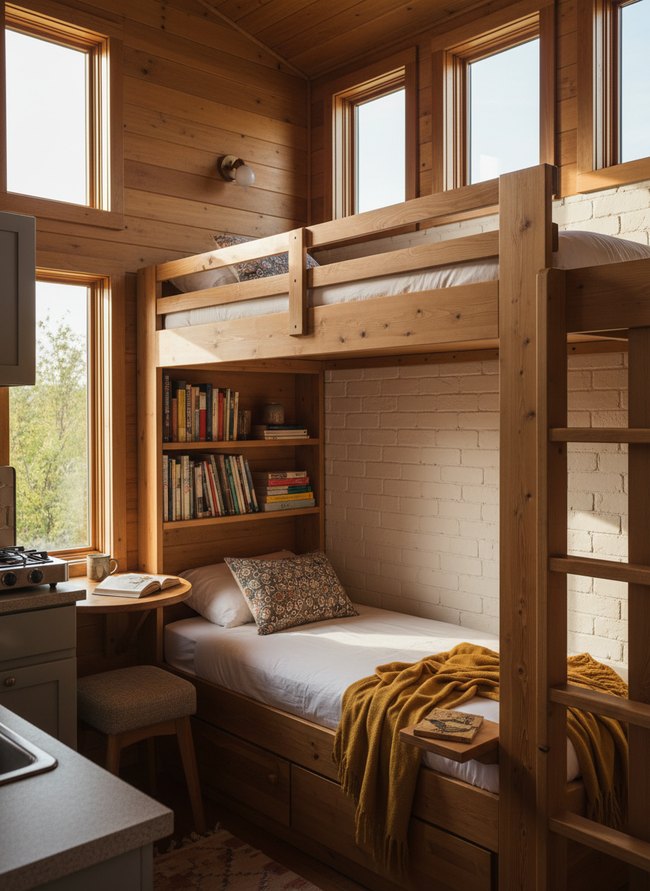 Space-Saving Corner Bunk