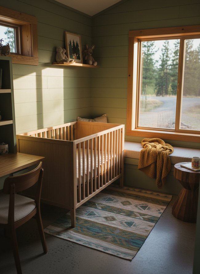 Compact Convertible Crib Setup