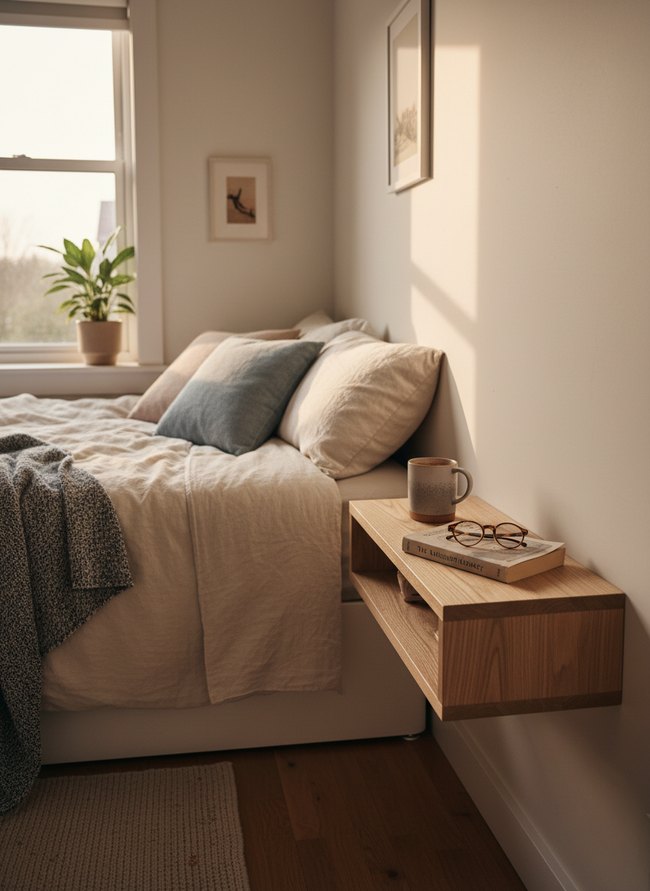 Slimline Wall-Mounted Shelf