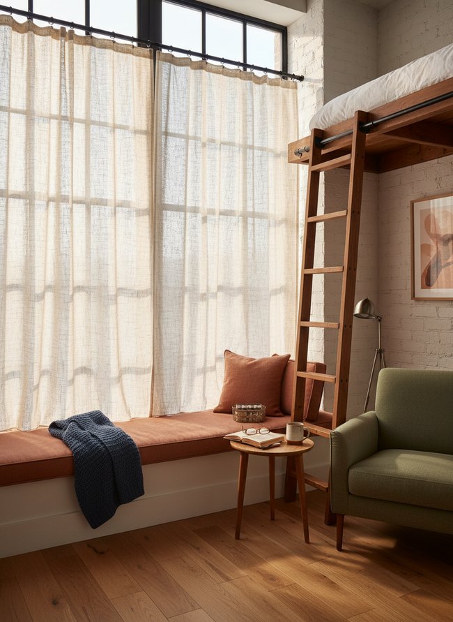 Corner Window Loft Panels