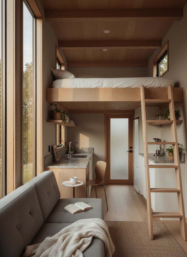 Modern Minimalist Adult Loft