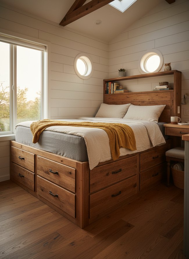 Drawer Base Captain Bed