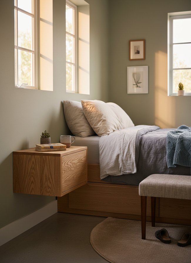 Compact Wall-Mounted Shelf