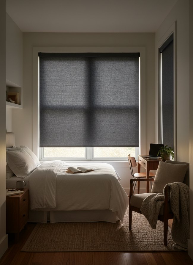 Smart Insulated Bedroom Shade