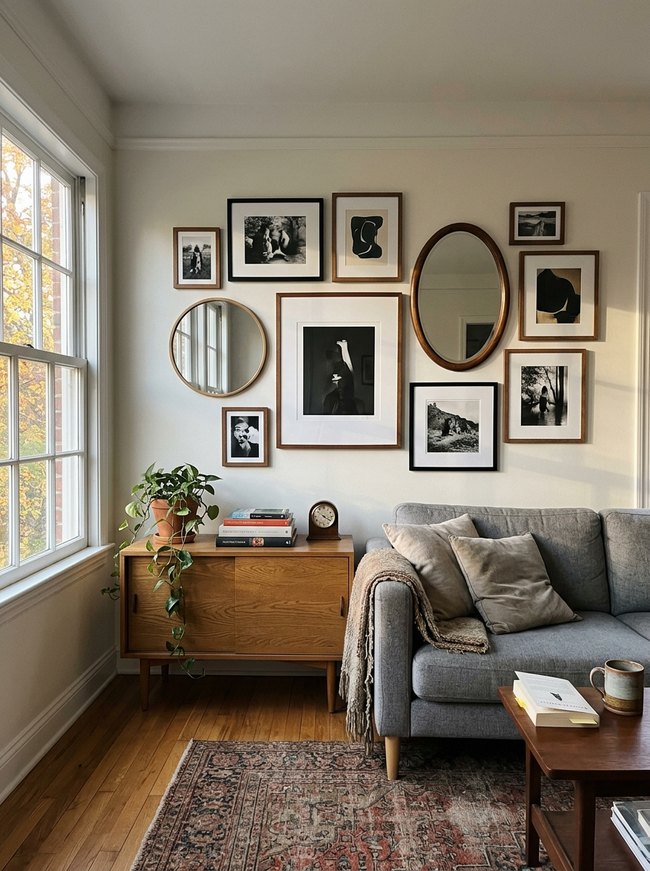Reflective Gallery Wall Array