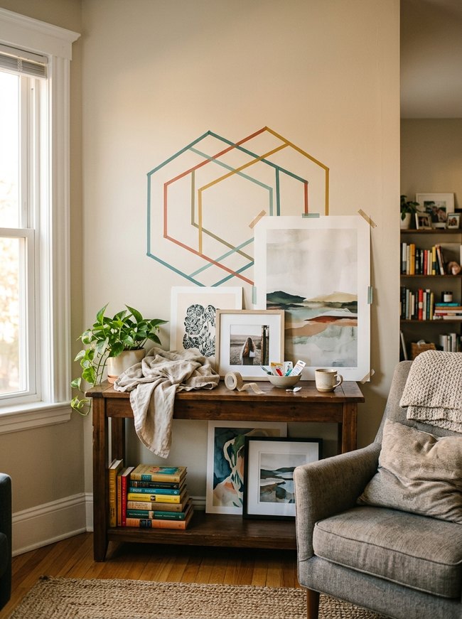 Washi Tape Geometric Accent
