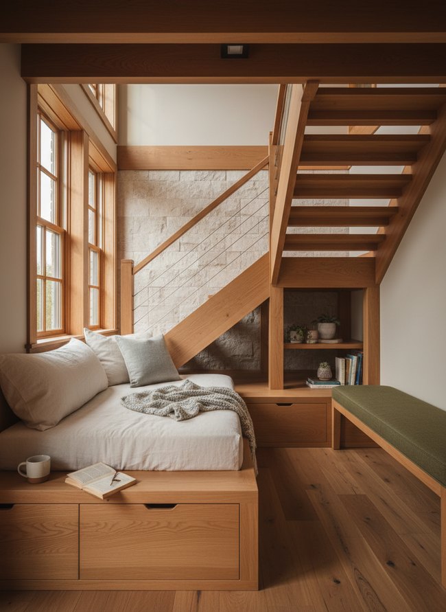 Under-Stair Compact Retreat