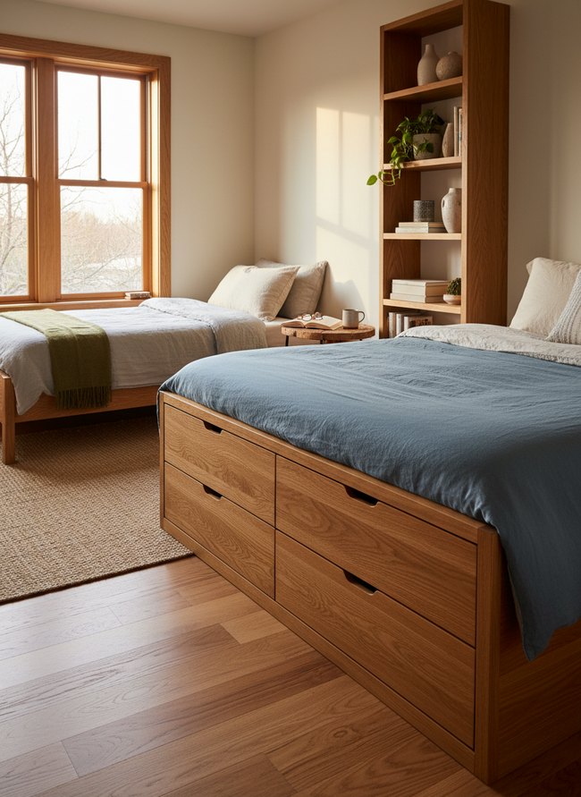 Under-Mattress Drawer System Bed