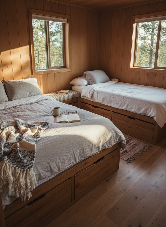 Queen Platform Storage Nook