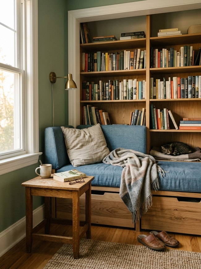 Minimalist Built-In Lounge