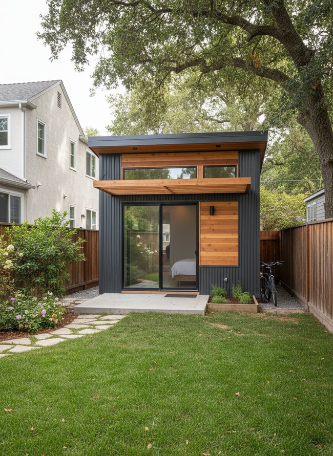 Sleek Flat Roof ADU