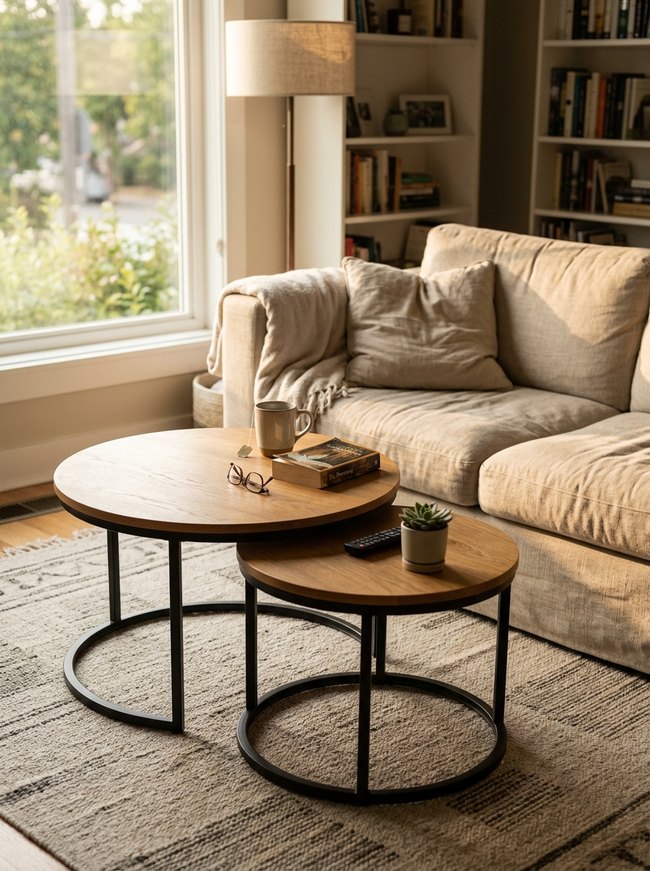 Compact Nesting Coffee Tables