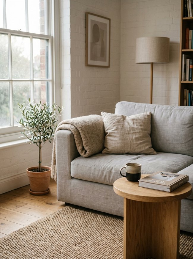 Soft Linen Living Corner