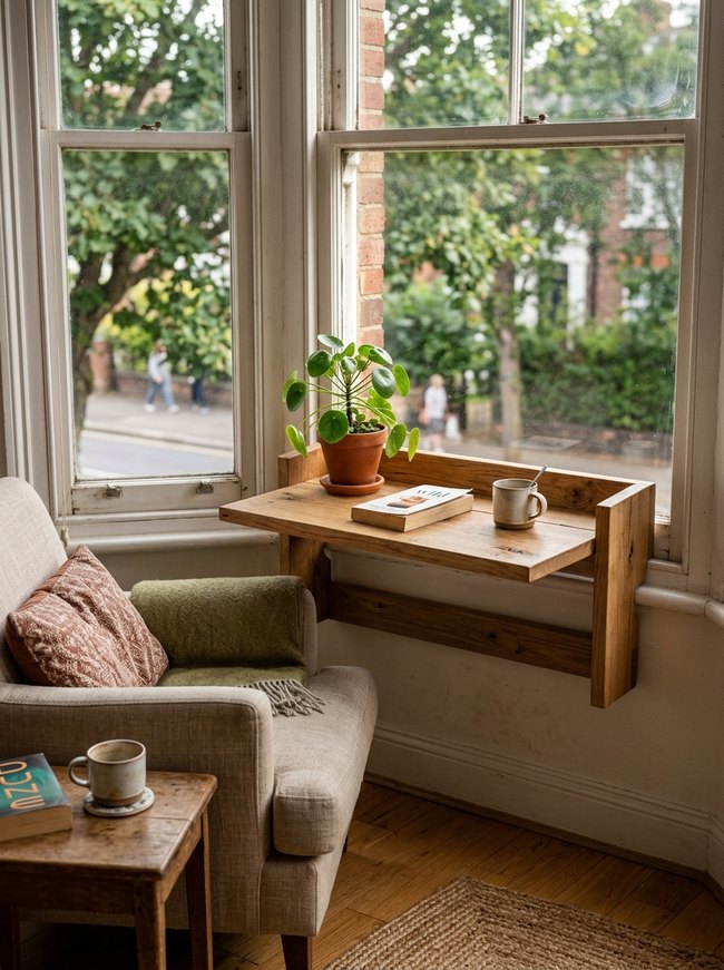Compact Window Shelf Unit