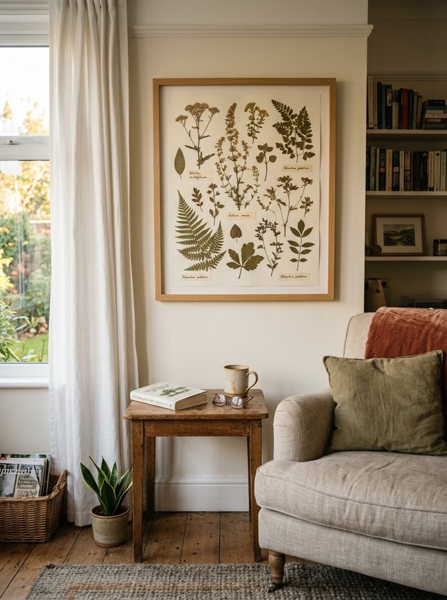 Botanical Pressed Herbarium Frame
