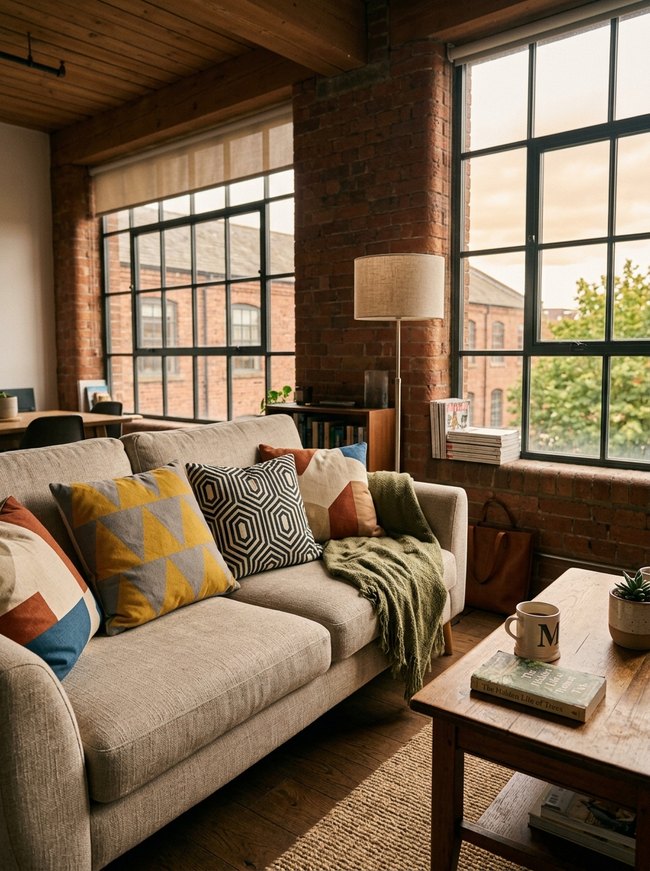Bold Geometric Loft Cushions