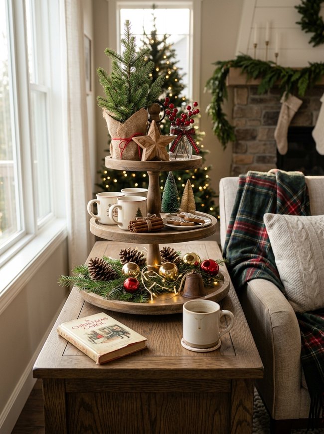 Tiered Tray Festive Display