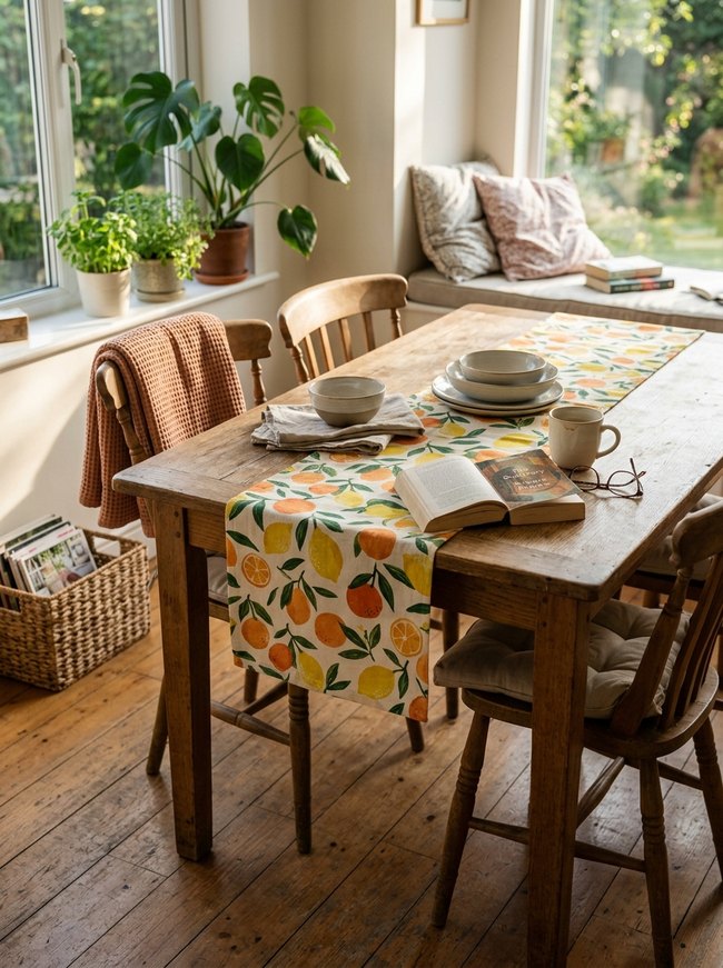 Citrus Zest Table Runner