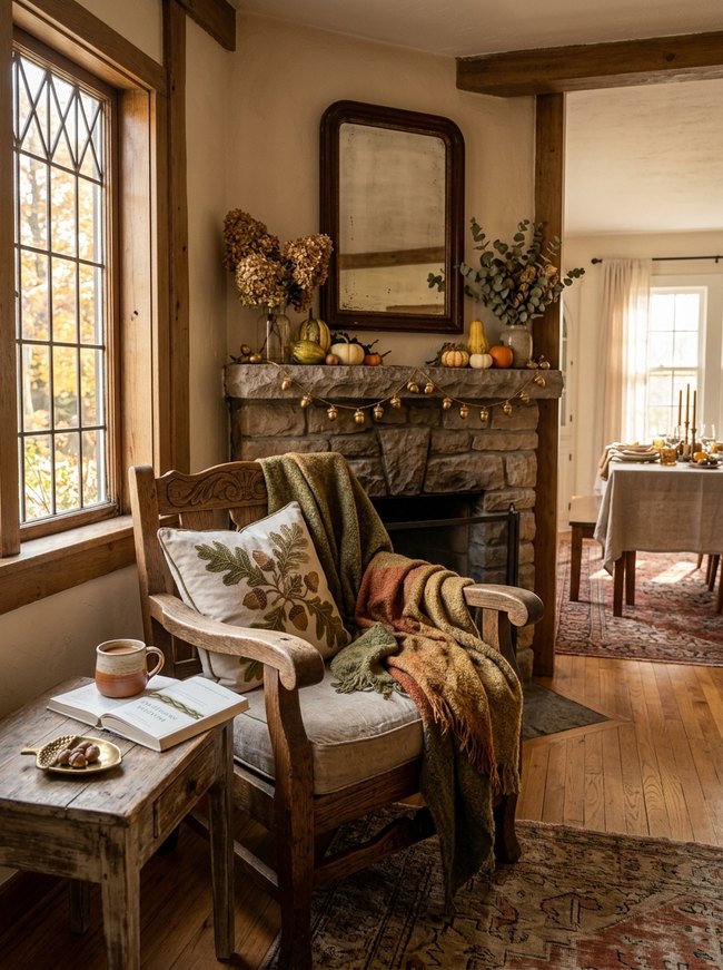 Gilded Acorn Woodland Nook