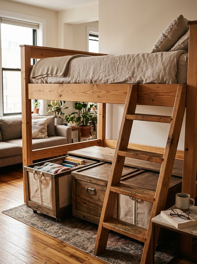 Rolling Bin Loft Solution