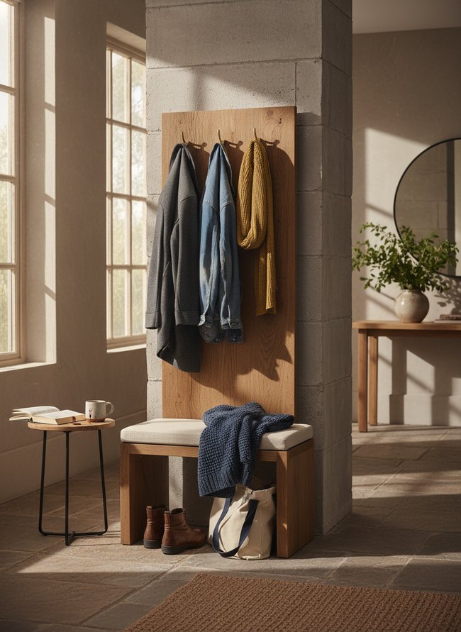 Slim Vertical Coat Organizer