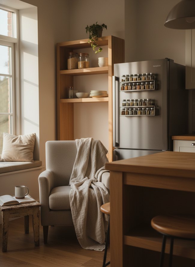 Compact Magnetic Spice Rack