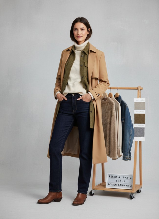 Minimalist Seasonal Layering Rack