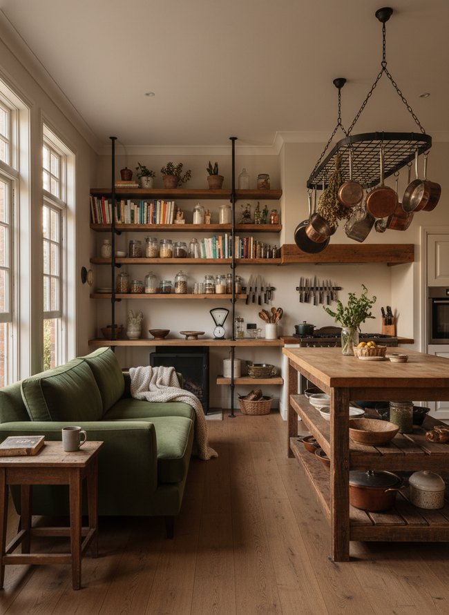 Overhead Suspended Pot Rack