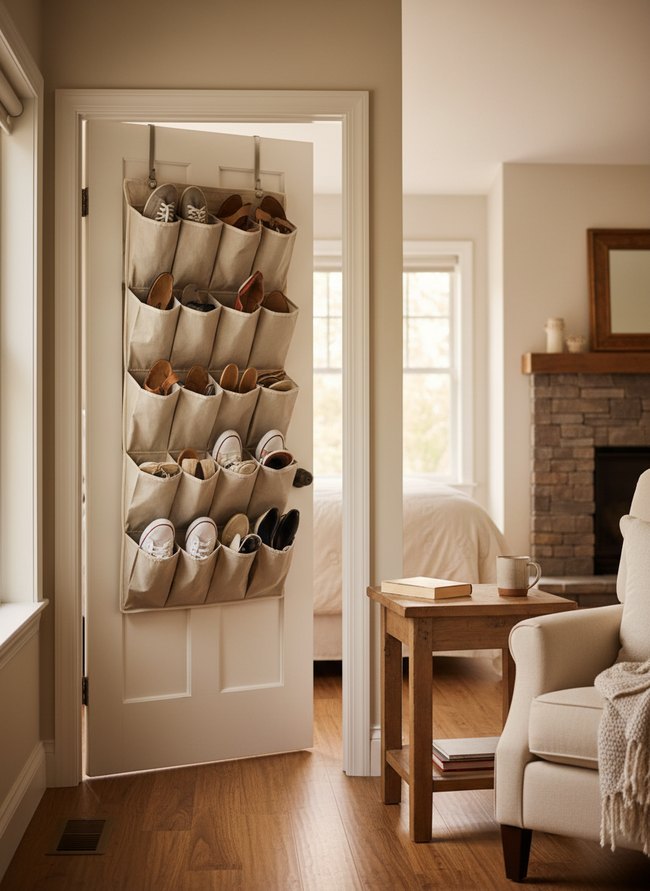 Foldable Fabric Shoe Caddy