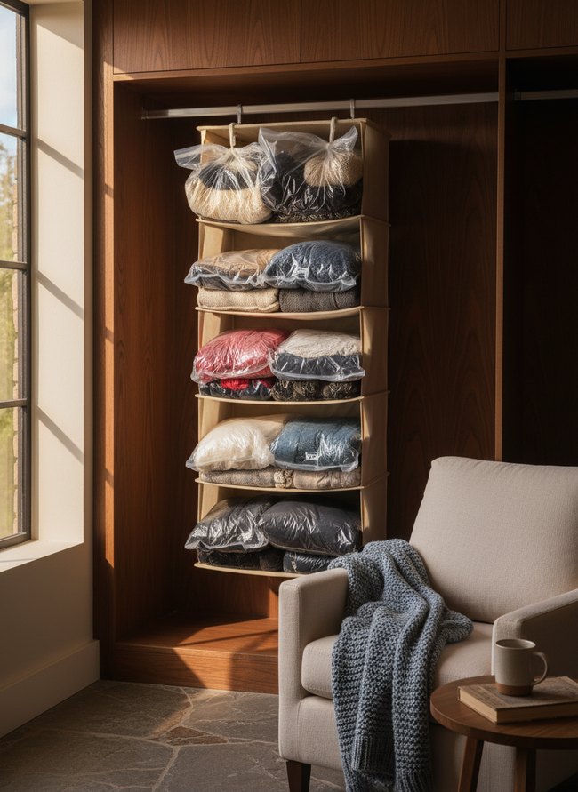 Hanging Closet Storage System