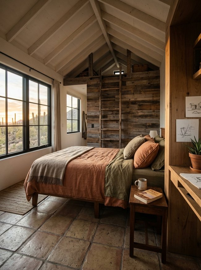 Saguaros Sunset Bedroom Loft