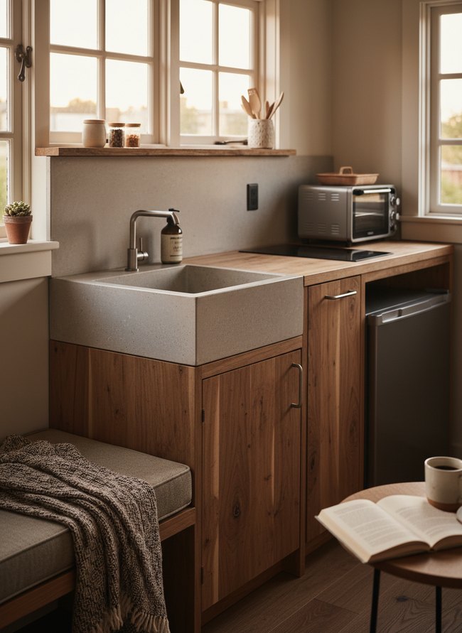 Integrated Countertop Basin