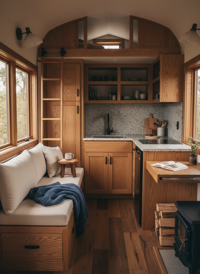 Space-Saving L-Shaped Plan