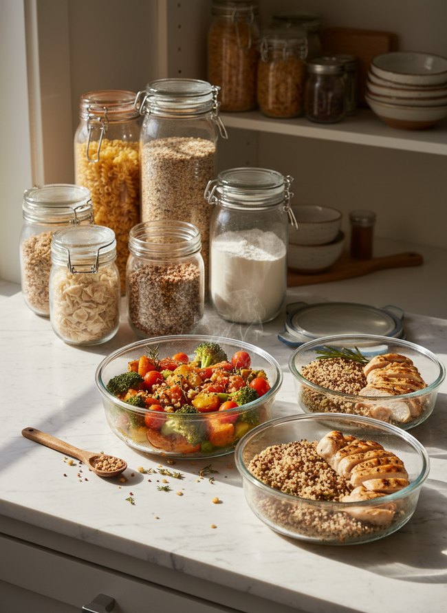 Vertical Pantry Organization