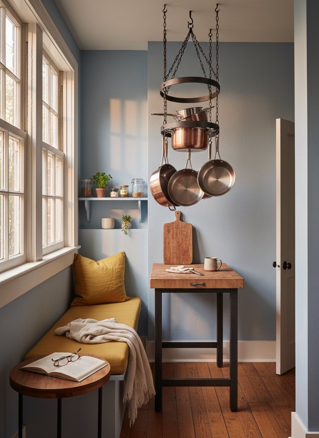 Hanging Ceiling Pot Organizer