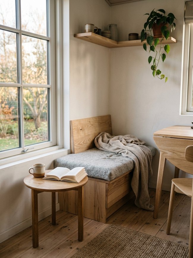 Minimalist Nordic Tiny Space