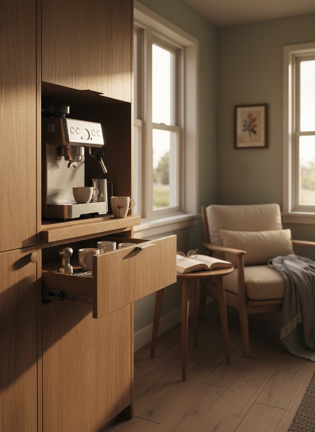 Integrated Appliance Coffee Nook