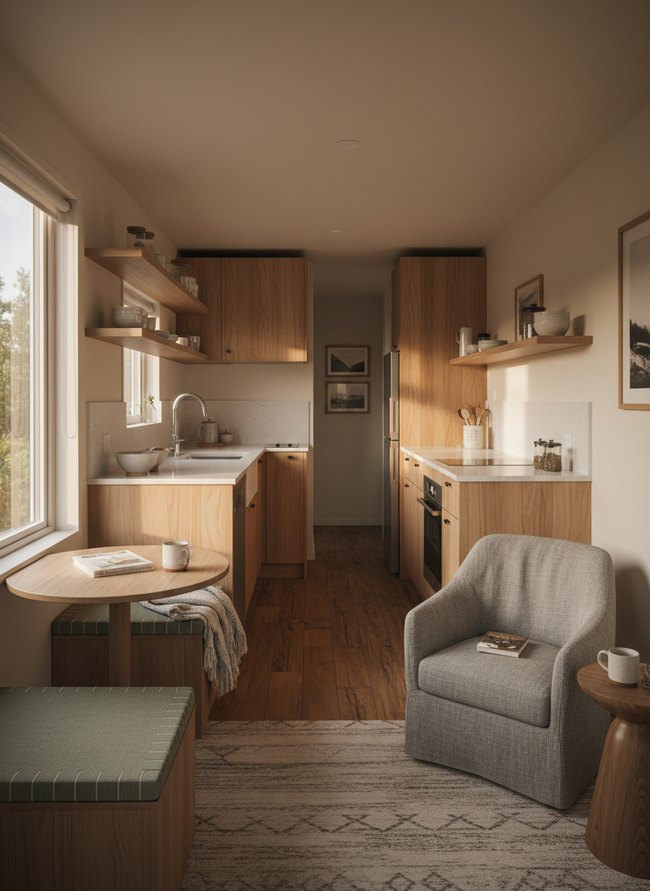 Studio Galley Efficiency Layout