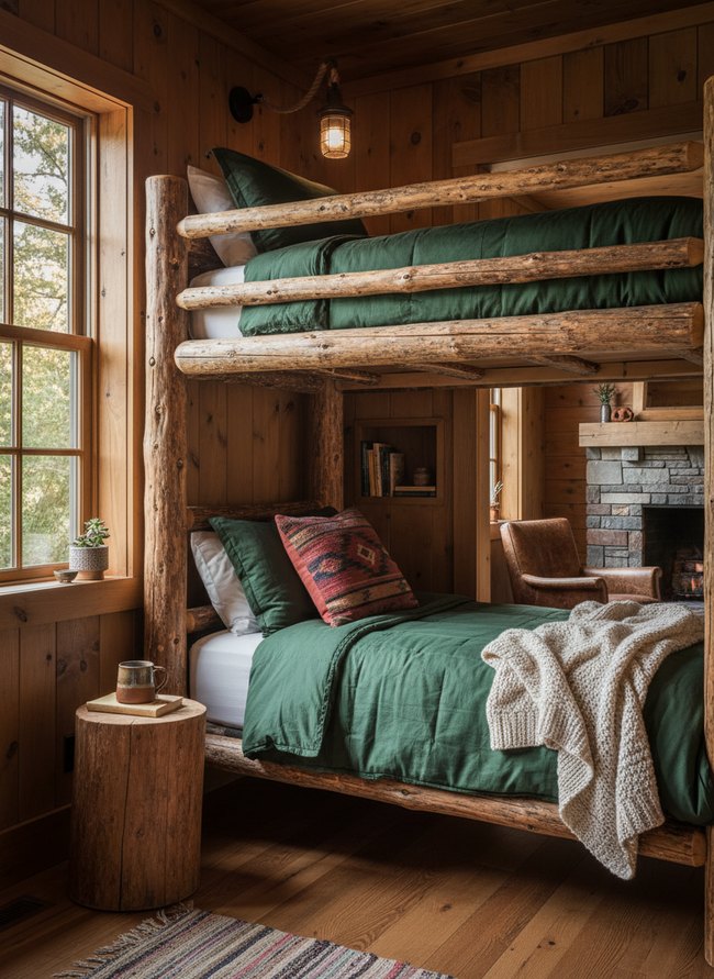 Pine Bunkhouse Sleep Space