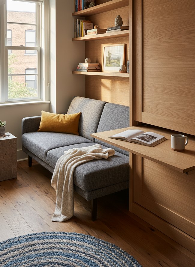 Fold-Down Sofa Sleeper