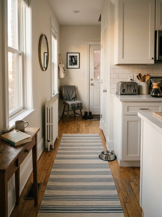 Galley Kitchen Runner Stripe