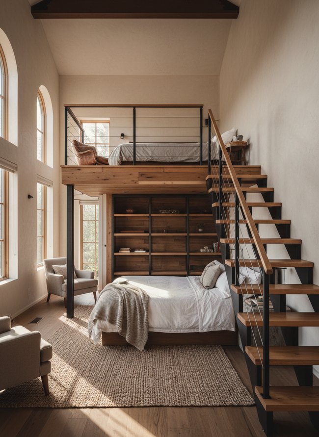 Open Concept Main Bedroom