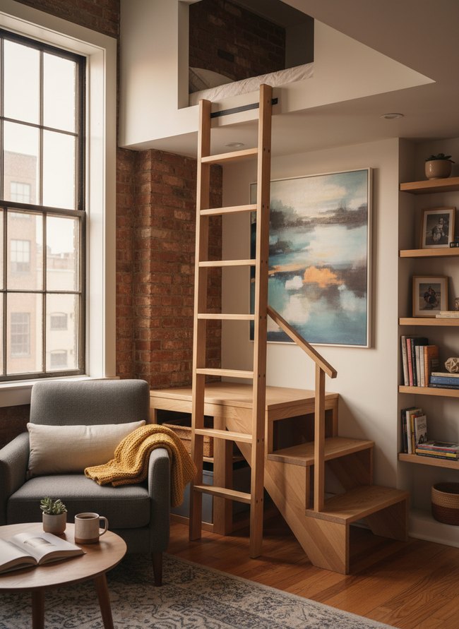 Compact Ladder Loft Entry