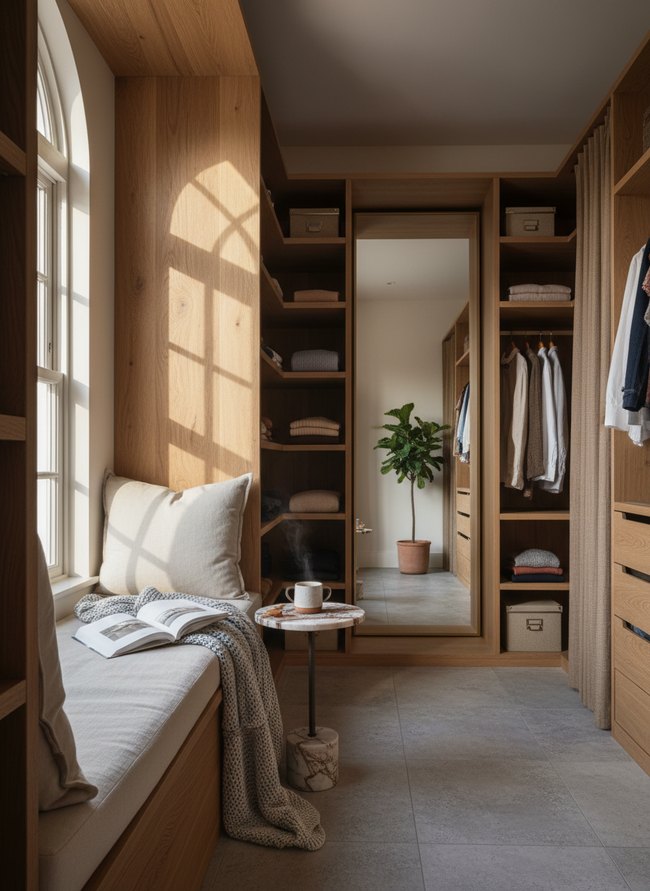 Wardrobe Window Seat Sanctuary