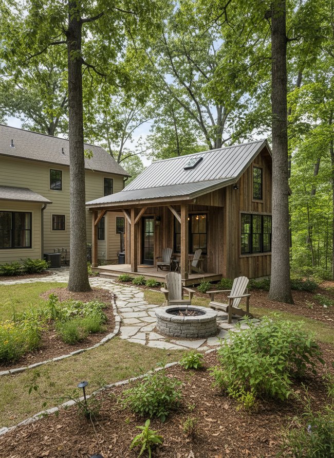 Rustic Woodland Cabin Annex
