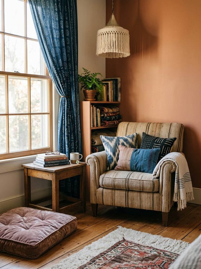 Bohemian Textile Alcove
