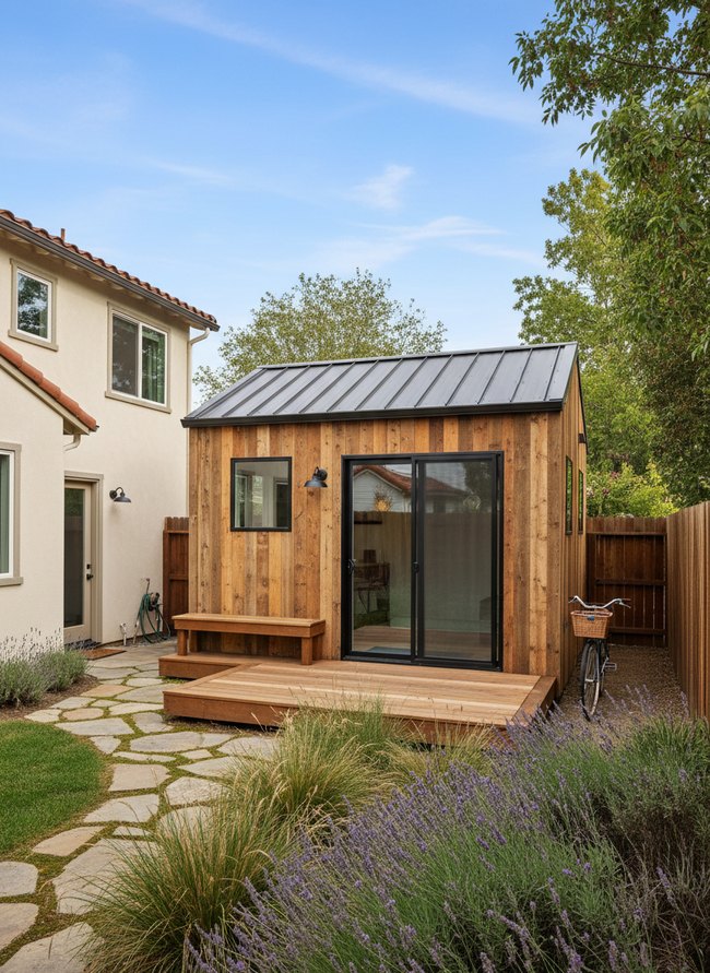 Rustic Wood Siding ADU