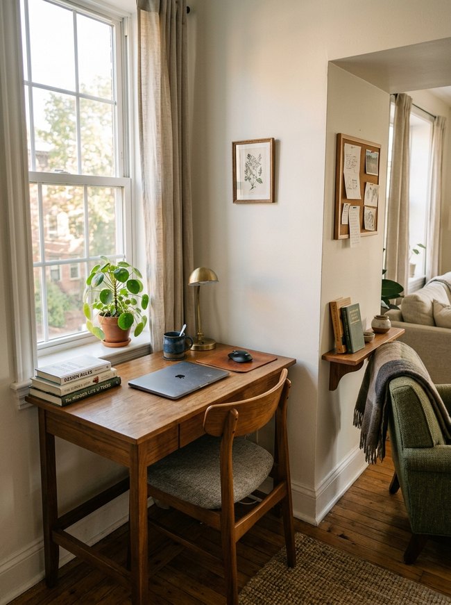 Compact Corner Alcove Setup